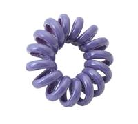 10Pcs Thick Bold Ponytail Hair Tie-spiral Cord Style A Minimalist Distinctive Accessory For Adults(Purple)