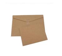 10pcs Thick Kraft Paper Envelopes Brown Paper Envelope A4 Black A5(23x16cm-black)
