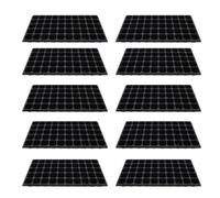 10pcs Thickened Plant Germination Tray 50 Hole PP Black for Gardening