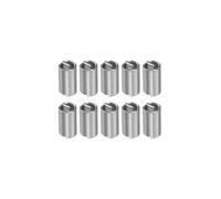 10Pcs Thread Repair Insert, Stainless Steel Helicoil Thread Repair Insert Assortment Kit Screw Threaded Sleeve Sheath for Metal Plastic Processing Industry (M16 x 2 x 3D)