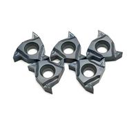 10PCS Thread Turning Insert RT16.01N-AG55 YBG205 RT16.01N-AG60 Miliing Cutter Carbide Inserts RT16.01W-AG60PB AG55PB YBG205(RT16.01N-AG55 YBG205)