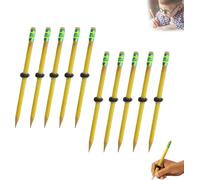 10Pcs Threaded Pencil With Sliding Nut For Adhd & Anxietys, Adhd Fidget Pencils, Textured Pencils Quiet Fidget For Kids Concentration, Sensory Rotating Stress Relief Pen For School Offices Home