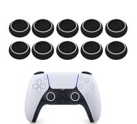 10Pcs Thumb Grips, Silicone Non-slip Controller Grips, Joystick Controller Performance Replacement Compatible with PS5 PS4 PS3 PS2 Series X S Switch Pro Controller Grip