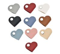 10Pcs Tidy Leather Cord Organizer Reusable Cable Straps Clips Flexible Wires Organiser Clip for Power Cord Headphone