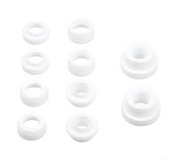 10PCS TIG Gas Lens Insulator Cup Gaskets for WP-17 18/26, High Temp Insulation Gasket Kit Compatible with 17GLG20/18CG-20 54N01/54N63 Welding Torch Accessories