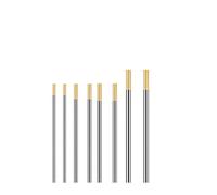 10pcs TIG Welding Tungsten Electrode Pure Tungsten，TIG Welding Tungsten Electrodes Rare Earth Blend ，3/32" 1/16" Tig Rods (Color : WL15-yellow, Size : 2.4mm)