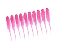 10pcs Tiny Baits Fishing Lure 35mm Silicone Fishing Lures Needle Tail Soft Baits Simulation Lures Flexible Tail Action