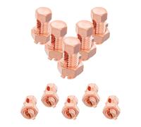 10pcs Tj-10 Copper Grounding Split Bolt Connector for Ground Wire