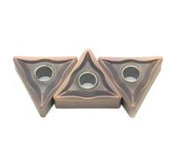 10PCS TNMG160404 TNMG160408 TNMG220404 TNMG220408 YBG205 Carbide Insert External Turning Tool CNC Lathe Cutting(TNMG220404-EF YBG205)