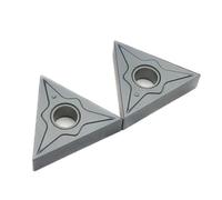 10pcs TNMG220404 LT10 Hard Alloy Blade Cylindrical Turning Tool CNC Cutter