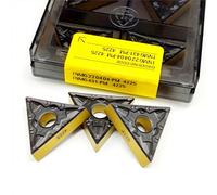 10pcs TNMG220404 TNMG220408 PM4225 Carbide Insert for Indexable End Cutter Machine Face Milling Cutting Turning Tool TNMG 220404 PM(TNMG 220408 PM 4225,Black)