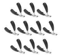 10Pcs Toenail Clippers Heavy-Duty Stainless Steel Clippers Toenail Cutters Professional Scissors Nail Nippers with Handle Pedicure Toenail Scissors for Thick & Ingrown Hard Toenail Fingernail