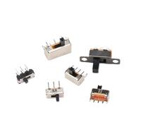 10PCS Toggle Switch Power Switch Sliding Single And Double Row In-Line Horizontal Gear 2 Gear 3 Gear Fluctuation Band IDGTTLDF(SS-12D10)