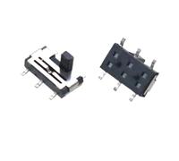 10pcs Toggle Switch Single and Double Row In-line Horizontal Small Micr o Power Switch Sliding Position Fluctuation 2Gear / 3Gear(MSS-22C02G2)