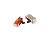 10PCS Toggle Switch Switch SK-23D07 2P3T Double Row 8-Foot 3-Speed Handle Length 4MM Side Pull-out Bracket SK-23D07 IDGTTLDF