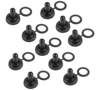 10pcs Toggle Switch Waterproof Rubber Resistance Cover Cap Boot Black Fits 12mm Switch Knob