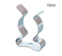 10PCS Tool Spring Terry Clips for Organizing Brooms, Brushes, Rakes, and Pipes in Your Garage (19mm)