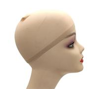 10pcs Top Stocking Wig Cap Hair Net For Weave Nets Black Brown Stretch Mesh For Making Wigs(Beige)