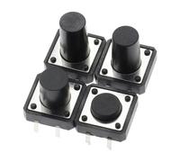 10PCS touch button switch micro switch 12x12 12 * 12 * 4.3mm 5mm 6 7 8 9 10 11 12mm 4-pin touch switch(12X12X11MM)
