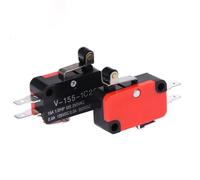 10PCS Touch Switch V-155-1C25 Limit Switch Short Hinge Roller Lever Arm SPDT Snap Action