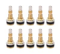10PCS TR618A Tire Valve Stems, 1 7/8in Brass Tubeless Air Liquid Tractor Valve Stems Tire Repair Tools for Tractor Grader 0.625in Valvehole