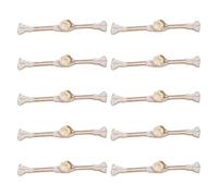 10Pcs Traditional Cheongsam Button Chinese Knot Closures Decorative Buttons for Dress Cloaks Coat Clothing Embellishment Easy Sew Fabric Buttons