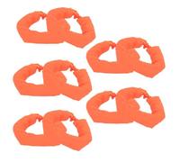 10pcs Traffic Cone Ring Weight Bag Orange Cloth Circular Design
