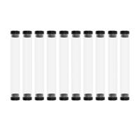 10Pcs Transparent Cylinder Pen Cases - Stylish Gift Boxes for Showcasing and Storing Pens Perfect for Birthdays Ceremonies and Business Events