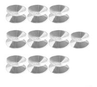 10pcs Transparent Double Sided Suction Cups for Glass Casement and Wall Hooks, Designed for Secure Attachment and Shock Absorption of Fragile Items (30mm)