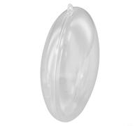 10PCS Transparent Flat Balls Decorative Orbs Perfect for Weddings and Holiday Decor, Great to Fill with Treats (11CM)