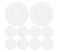 10Pcs Transparent Plastic Kaleidoscope Lens Kit 1.18In Portable Handheld Multi Prism for Diy Optical Accessories Photography Effects