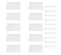 10Pcs Transparent PVC Cat Scratch Furniture Protector Tape, Cat Anti Scratch Furniture Protector, Large Area Scratch Guard for Couch Sofa with Cuttable Design, Easy to Apply Remova (XXL)