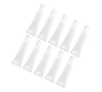 10pcs Transparent Refillable Lip Balm Containers Small Cosmetic Tubes With Angled Applicator Tip Empty Gloss Tube Empty Gloss Tubes