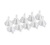 10pcs Transparent Reusable Plastic Travel Mini Funnel for Filling Small Samples of Perfume Emulsion Home Tools