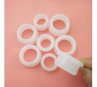 10Pcs Transparent Silicone Rubber Snap-On Grommet Hole Plugs 2Mm-30Mm Bung Cable Wiprotect Bush,Seal Plugs(A7.5Mm(Hole5Mm))(A11.5Mm(Hole8.5Mm))