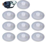 10Pcs Transparent Silicone Water Bottle Lid Plug Non Spill Bottle Lid Plug Silicone Straw Hole Grommets Dust- Proof Plugs Cap Protector,Lids