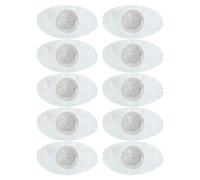 10Pcs Transparents Clear Earplug Acrylics Earrings Backs for Everyday Use Portable Women Heavy Earrings Stopper Lightweight Earbud Protector