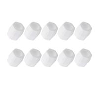 10pcs Travel Toothpaste Tube Adapter White Plastic Refill Tool