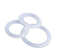 10pcs Tri Clamp Silicone Gasket Ring Washer - Sanitary Sealing Strip for Homebrew, Dairy & Food Processing(140 x 155mm)