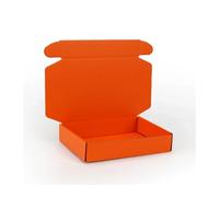 10pcs Triple Layer Corrugated Paper Thick Folding Box Color Packaged Express Cardboard Case Clothing Gifts Cosmetics Pack Carton for Valentine's Day(Color5,30x20x10cm)