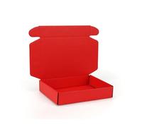 10pcs Triple Layer Corrugated Paper Thick Folding Box Color Packaged Express Cardboard Case Clothing Gifts Cosmetics Pack Carton for Valentine's Day(Color4,36x26x4cm)