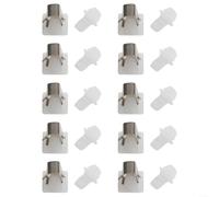 10pcs Tumble Dryer Door Lock Catch Set For 306436 279570 Latch Hook Replacement Kit Plastic Interlock Switch Spring Coupler Repair Accessory
