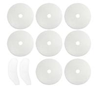 10Pcs Tumble Dryer Filter 8 Round Lint Filter 2 Air Intake Filters, Bush Cloth Exhaust Filter for Bush DHB7VTDW DHB7VTDB TD3CNBW TD3CNBB TDV7NBB TDV7NBW, Lint Filter Replacement for Clothes Dryers