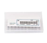 10pcs Tungsten Carbide Cone Milling Cutter, Blue Coated End Mill for PCB Engraving, Ultra - Fine Carbide Bit with Clean Cutting Performance for CNC Machines (0.6mm)