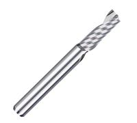 10pcs Tungsten Carbide End Mill 3.175/4/5/6/8/10mm Left Spiral Down Cut Single Flute Spiral Milling Cutter CNC Rotary Bit(8.0x42x80L)