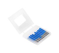 10pcs Tungsten Carbide PCB Engraving Bits Set - V Shape Carving Bits for 3D Milling with 3.175mm Shank Diameter(10PCS degree20X0.5mm)