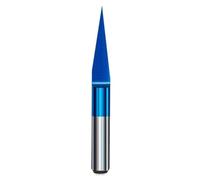 10PCS Tungsten Carbide V-Bit Router Bits Set - Precision Engraving with 3.175mm Shank, 10° 15° 20° 25° Angles(20degx0.2mm)