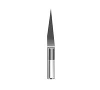 10pcs Tungsten Carbide V Groove Router Bits Set - 3.175mm Shank for Precision PCB Engraving and Machining(15degx0.1mm)