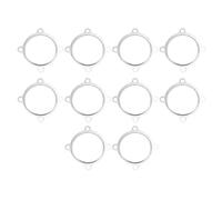10Pcs Turbo Down Pipe Gasket, 3in 4 Bolt Stainless Steel Exhaust Downpipe Flange Gasket Set, Rust Replacement for GT30 GT35 T3 T2 T4 T6 Turbochargers