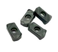 10PCS Turning Insert LNMU0303ZER MJ AH130/AH725 Carbide Double Sided Fast Feed Cutting Tool(LNMU0303ZER-MJ AH725)